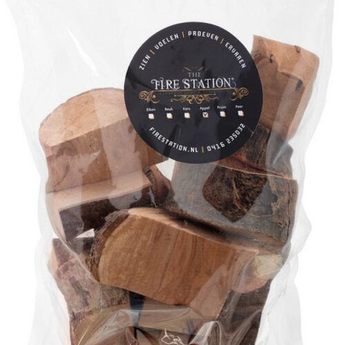 The Fire Station - Chunks Rode Wijn - Rookhout - BBQ - Barbecue Accessoires - Kamado - 1 kg