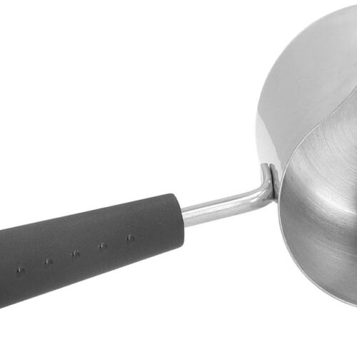 Turkse Koffiepot - Roestvrij Staal - 304 - Kunststof Boterverwarmer - Mini-roestvrijstalen Koffieverwarmingspot - 350 Ml - Met Uitloop Om Te Smelten