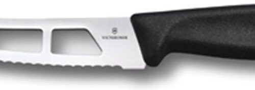 Victorinox Swiss Classic kaasmes - 13cm - RVS - zwart