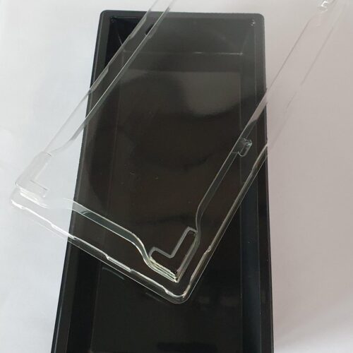 10X Tapas Schaal met deksel | 1 vaks 250x120x30mm Zwart (let op maat voordat u besteld!) Geschikt voor kleine sjoelbak