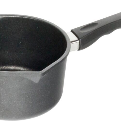 AMT Gastroguss Melk- en sauspan - Ø 16 cm - Twee schenktuiten - Inductiegeschikt - Krasbestendig