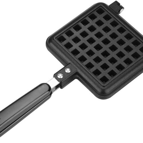 Allecto plus - Anti-stick wafelijzer panvorm voor chef gebakken gereedschap huishouden keuken accessoire met anti-aanbaklaag