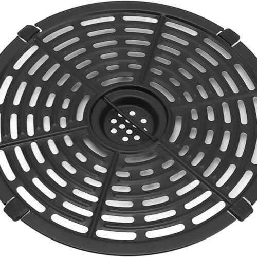 Allecto plus - Vervangende Grillpan voor Luchtfriteuse, Antiaanbaklaag, Accessoires, Service Dienblad (20CM)