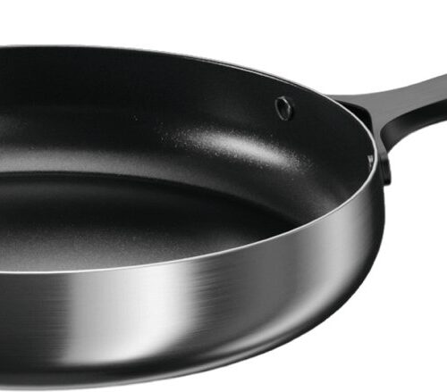 BergHOFF Home Koekenpan Ø 28 cm - RVS Koekenpan - Antikleefpan - PFAS & PTFE vrij - Inductie, Elektrisch, Keramisch & Gas - Keramische Anti-Aanbakpan - Smokey Black