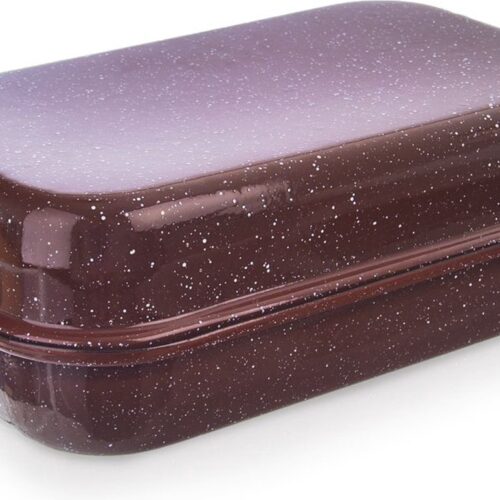 Braadslede Geëmailleerd met Deksel Rechthoekige 4 l - Ovenschaal - Braadpan