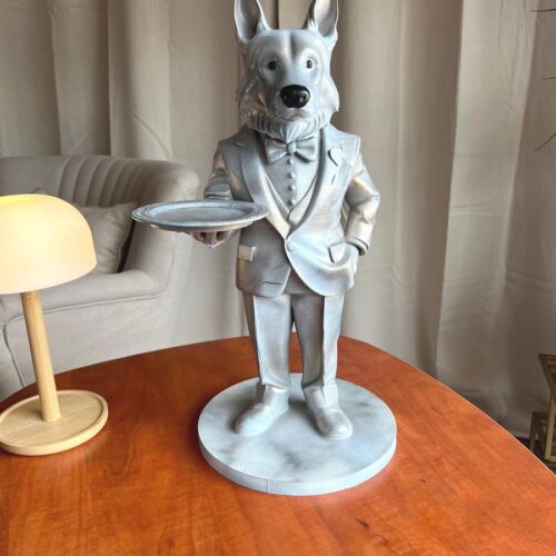 Duits Herder Beeld Decoratie Cadeau Serveerschaal Binnendecoratie Buitendecoratie | 60 cm / 23.6 inch