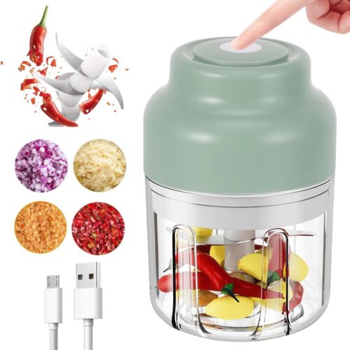 Elektrische Uiensnijder en Hakmolen - Multifunctioneel voor Groenten en Fruit - Tijd Besparend en Draadloos