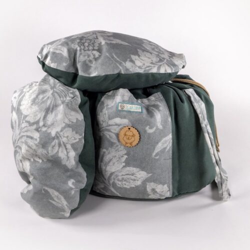 Energiebesparende ecologische slowcooker /de wollige hooikist/ gaarzak/één formaat voor pannen van 1 tot 10 liter/lokaal handgemaakt/slowcooken/praktisch in gebruik/groen lichtgroen