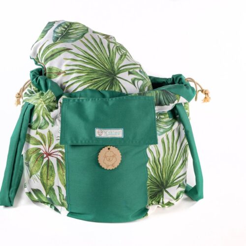 Energiezuinige slowcooker / koelbox / wollige hooikist/ gaarzak/Skiep/kookhulp/één formaat voor kleine en grote pannen/ecologisch slowcooken/ groen botanique look