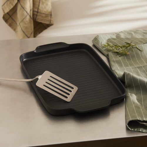 Goodivery ® Stijlvolle Aluminium Grillpan voor Inductie en Gasfornuizen - 38,40 x 23,60 cm
