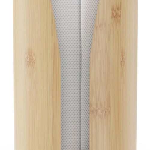 Goodivery® -keukenrolhouder Stand - keukenrolhouder - keukenrolhouder stand Zwart - Houder voor Alle Standaard keukenrollen voor Het Aanrecht - Gemaakt van Bamboe - 29x15x19cm - Bamboe