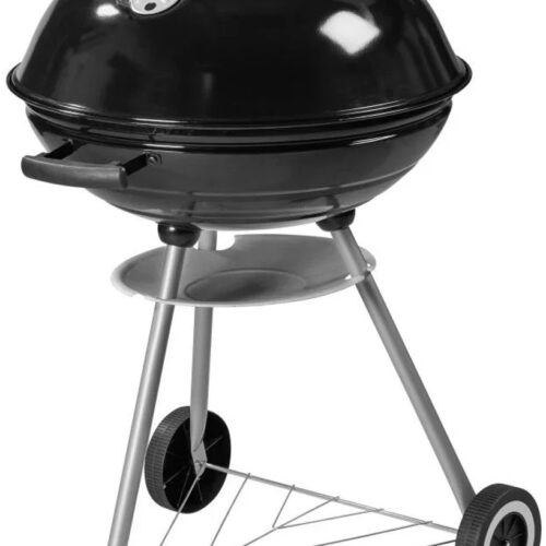 Grillmeister Houtskool Barbecue Kansas - 62 x 93 x 56.5 cm - Grillrooster 53 cm - Op wielen