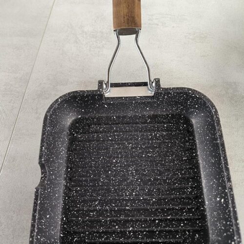 Grillpan van gietijzer - 26 x 26 cm