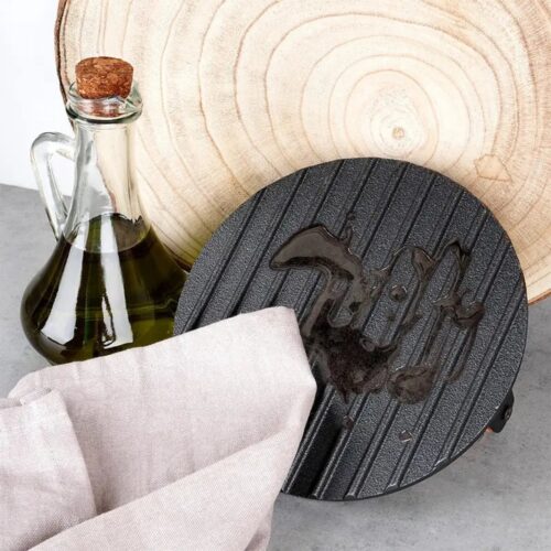 Grillpan voor burgers