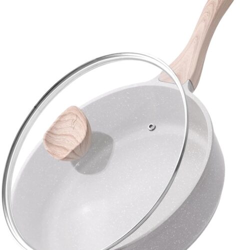 Keramische Sauteerpan - Antiaanbaklaag - 28 cm - Inclusief Deksel