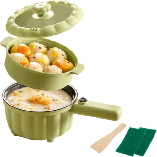 Kleine elektrische multicooker - 2L anti-aanbak hotpot voor snel en gezond koken