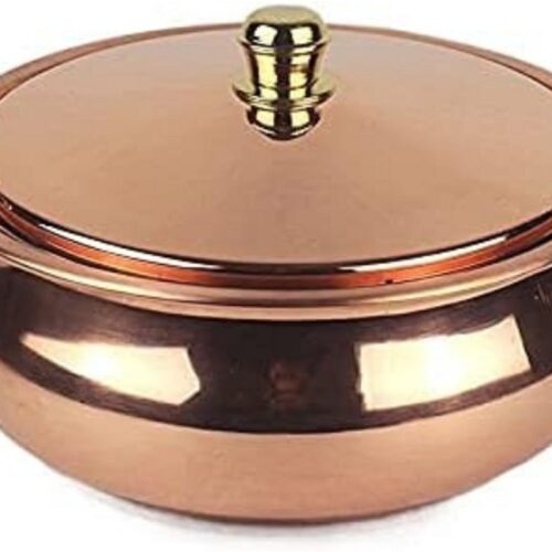 Koperen Soeppan - Shabu Pan 22 cm - Geschikt Voor Gas En Inductie - Voor Thuis En Restaurant Gebruik