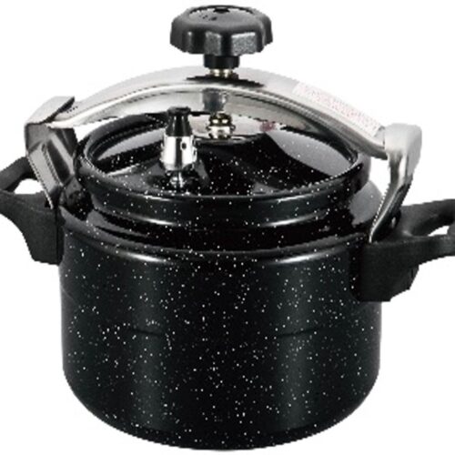 LEIAN HOME® snelkookpan 32 cm - 15 liter aluminium zwart - inductie - pressure cooker