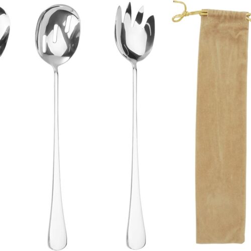 La'Moussawi ® Stijlvol en Functioneel Slabestek van Hoogwaardig Roestvrij Staal voor Diverse Gelegenheden