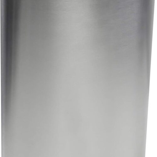 Messenblok zonder messen - messenblok met borstelinzet - messenblok in zilver - universeel messenblok niet uitgerust roestvrij staal - messenhouder leeg - geschikt voor alle keukenmessen