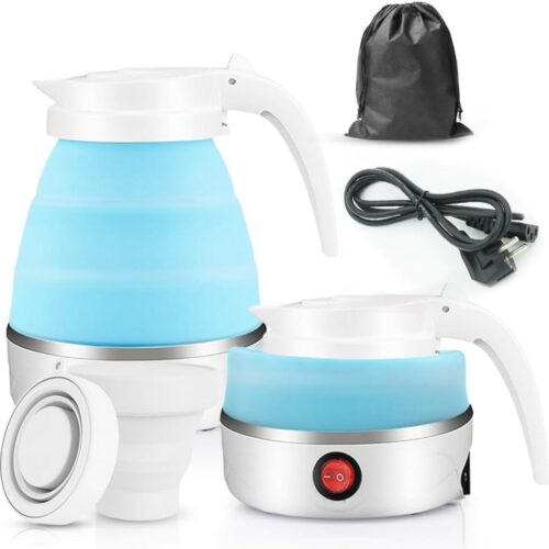 Opvouwbare waterkoker 600 ml - Elektrische mini-waterkoker voor camping en reizen