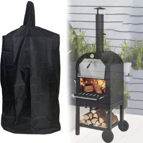 Outdoor Waterdichte Pizza Oven Cover 600D Heavy Duty Oxford - Beschermhoes voor Houtskool Gebakken Brood Oven BBQ Roker Grill