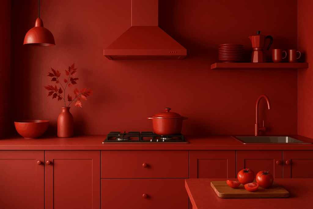 rode keuken
