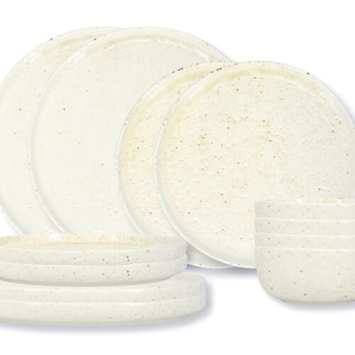 Salt & Pepper Serviesset Studio Urban Beach 12-Delig / 4 personen - 4 dinerborden, 4 ontbijtborden en 4 kommen