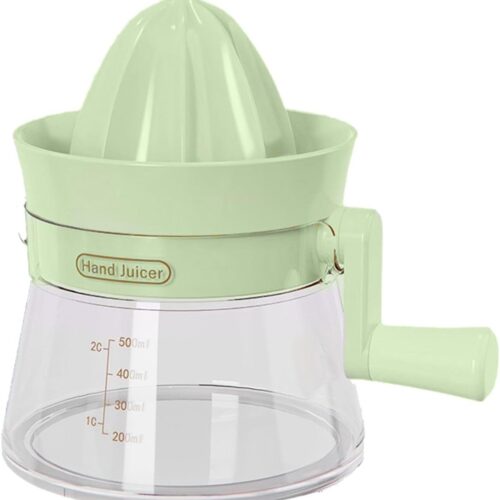 Sapcentrifuge-slowjuicer-Juicer-Fruitpers-Handheld-500 ml-Eenvoudig handmatig ontwerp- Kan gebruikt worden om citrus- en citroensap uit te persen