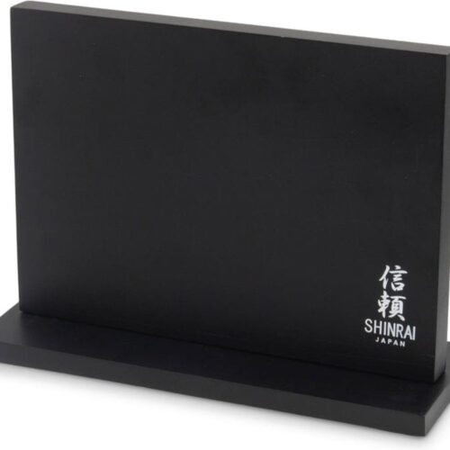 Shinrai Knives Magnetisch Messenblok - Dubbelzijdig Messenblok Zonder Messen - Messenhouder Zwart