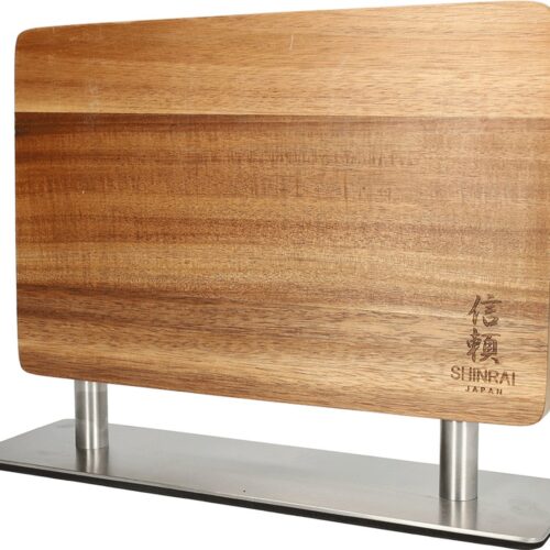 Shinrai Knives - Magnetisch Messenblok - Stans - Messenhouder Zonder Messen - Acaciahouten Messenblok