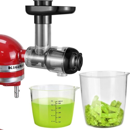 Slow Juicer Opzetstuk voor Keukenmixers - Verbeter je Koken met Vers Sap