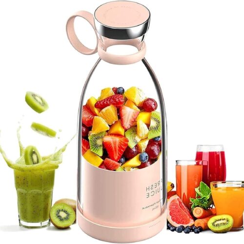 Smoothie Maker 350ml - Blender to go with Fresh Juice - Mini Blender for Smoothies or Milkshakes - Fruit Blender - Multifunctional Personal Blenderr