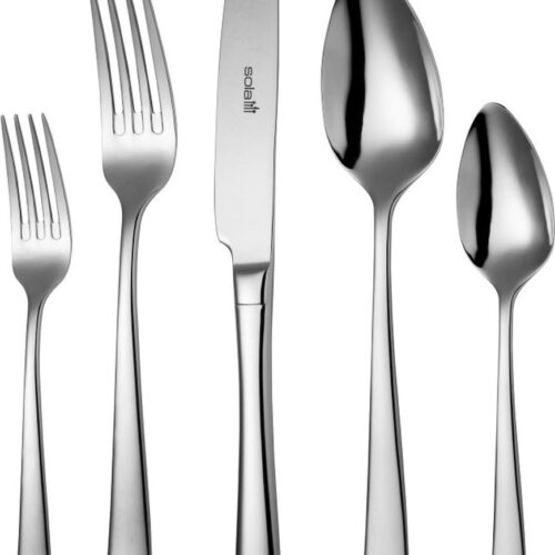 Sola Bestek Set Fleurie - 100 delig Bestekset 12 personen - Vaatwasserbestendig - Zilverwit Premium Edelstaal 18/10 - Zilver