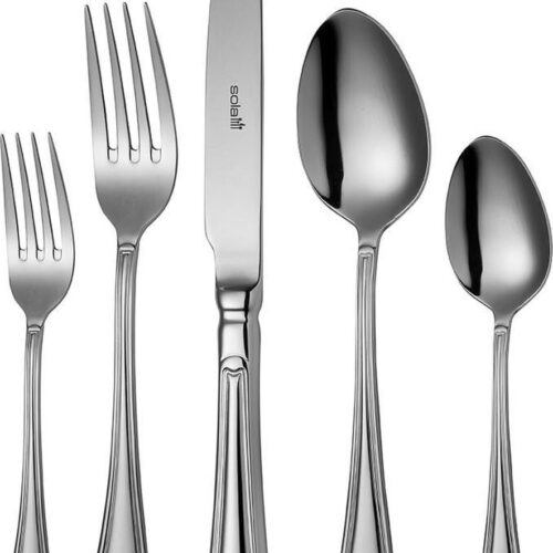 Sola Bestek Set Windsor - 100 delig Bestekset 12 personen - Vaatwasserbestendig - Zilverwit Premium Edelstaal 18/10 - Zilver