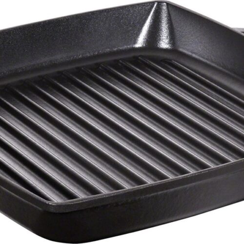 Staub - Grillpan 2 handgrepen 28x28cm zwart