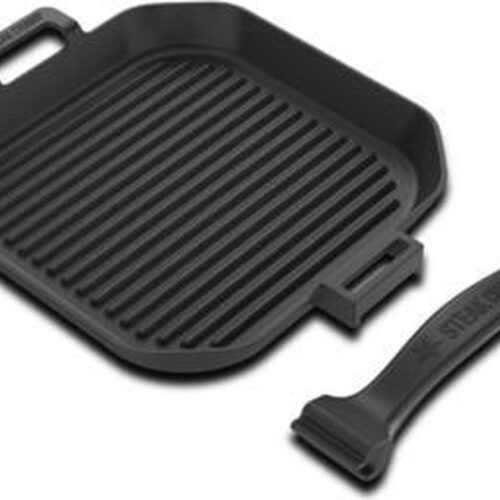 Steak Champ Cast Iron Grilling Pan Grillpan Vierkant