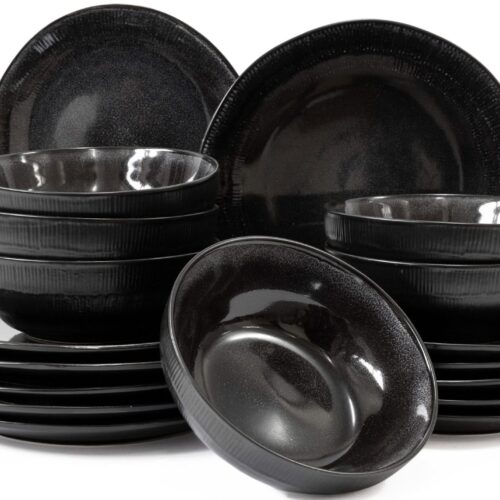 Studio Tavola Serviesset Zakynthos - 18-delig / 6 personen - 6 dinerborden, 6 ontbijtborden en 6 kommen