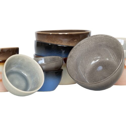 Studio Tavola Tapasset Earth (kommen & kleine kommen) - 12 stuks