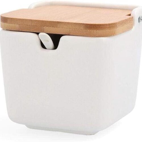 Suikerpot 10 x 10 x 11 Arizona QD roestvrij staal meerkleurig