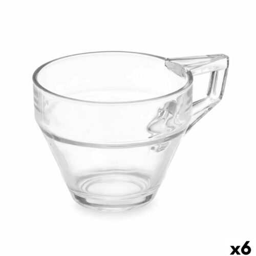 Theeglas en koffieglas Vivalto ZLQ02/BHA6 Transparant Glas 199 ml (6 Stuks)