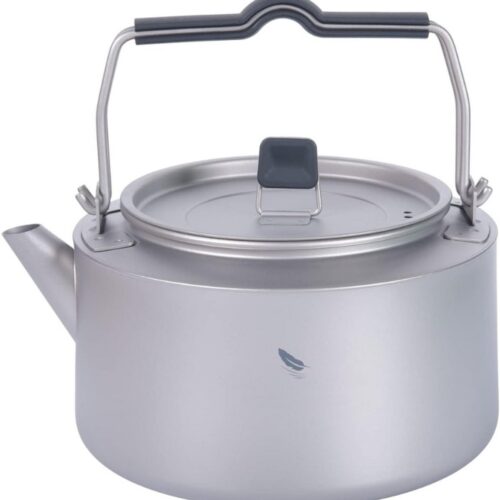 Titanium Waterkoker 1L - Camping Theepot Met Filter - Lichtgewicht Kookpan - Grote Capaciteit - Ultralight Ketel Voor Koffie En Thee - Duurzaam Outdoor Drinkgerei