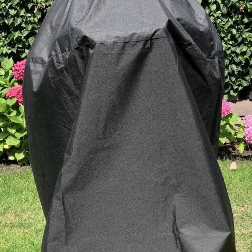 Universele Kamado BBQ Hoes tot 25 inch - Waterdichte Barbecue Beschermhoes - Big Green Egg Hoes Waterdicht - Onmisbaar Accessoire - Zwart