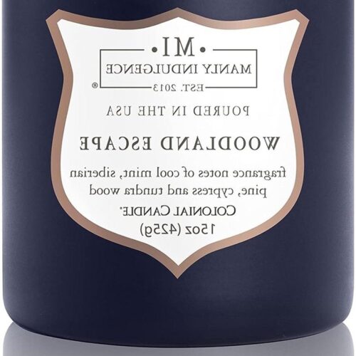 Wood Wick kaars | Cypress musk & cederhout geurkaars | Soja Blend Wax kaars voor thuis | 60 uur branden | Vaderdag cadeau | Forged In America