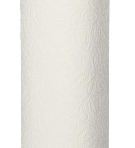 keukenrolhouder staand in zwart - papierrolhouder voor de keuken - staande rolhouder van roestvrij staal - keukenrolhouder zonder boren - 34 cm (01 stuk - roestvrij staal - zwart)