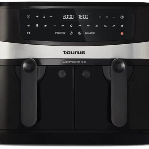 olievrije friteuse 2600w zwart - taurus - Air Fry Digital Duo