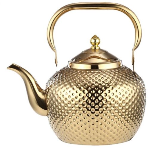 1.5L Theepot van 304 Roestvrij Staal - Waterkoker voor Inductie, Fornuis en Keuken | Duurzame Theepot, Kookpot, Waterkoker, Theepot RVS, Keukenaccessoires