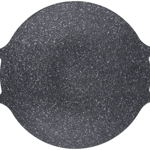 38 cm Koreaanse Barbecueplaat - Herbruikbare Ronde Grillpan voor Kamperen