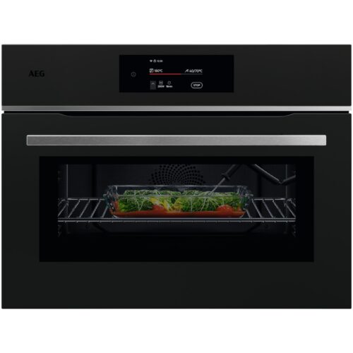 AEG TK8NK72FT Inbouw oven met magnetron Zwart