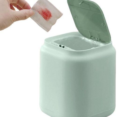 Allecto Plus - Mini afvalemmer voor aanrecht, kantoor, 13 x 13 x 15 cm